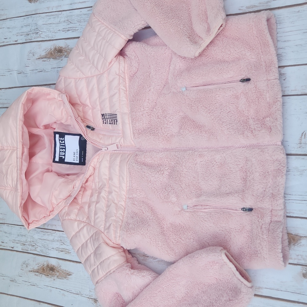 Girls justice coat. Sz 14. EUC
